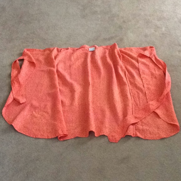 Light Orange Color wrap Midi - Picture 2 of 3